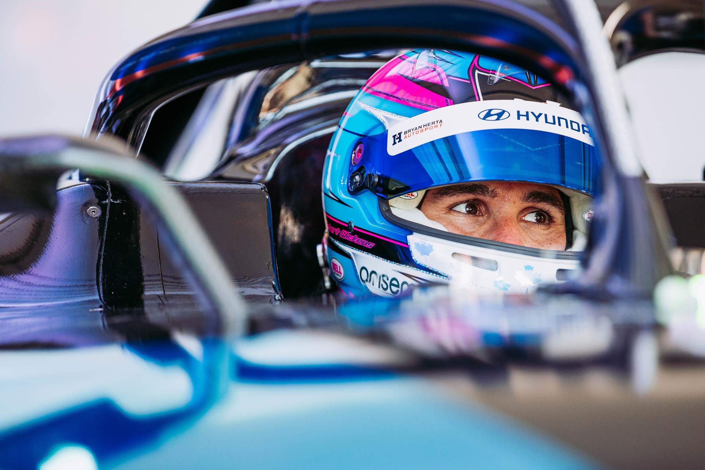 Robert-Wickens-Formula-E-Test-Portland-Cockpit